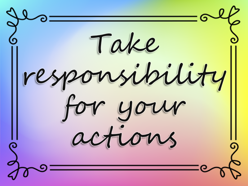 marriage advice: Take Responsibility for Your Actions
