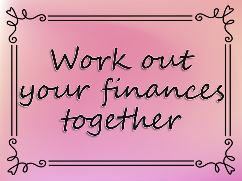 Work out Your Finances Together