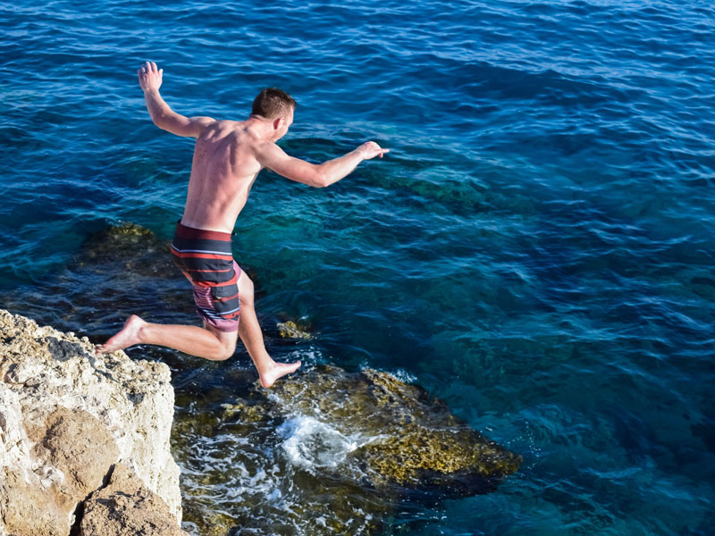 Cliff Jumping