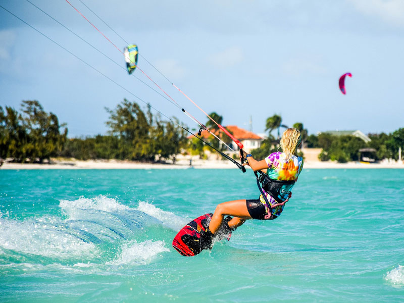 Kitesurfing