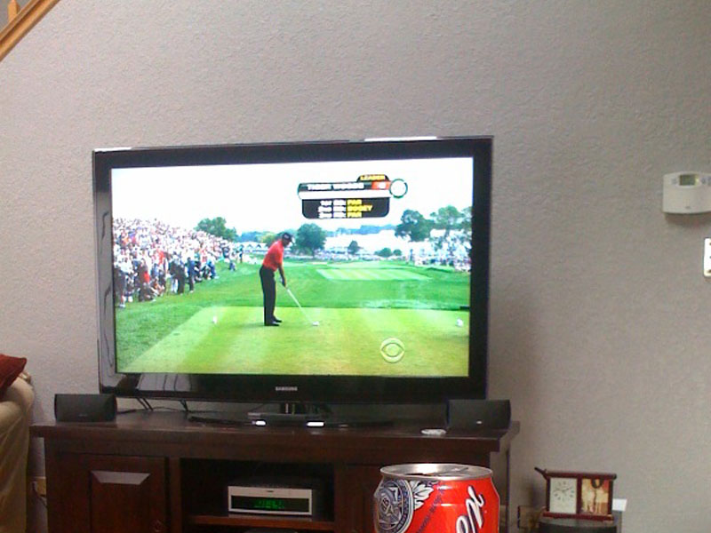 Golf (watching on Tv)