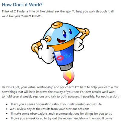 O Finder - an intimacy tool for married couples